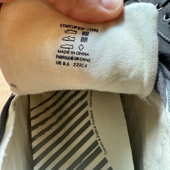 Men's Gray High-Top Sneakers - Picture 5 of 6